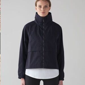 Lululemon always effortless jacket Navy sz 6